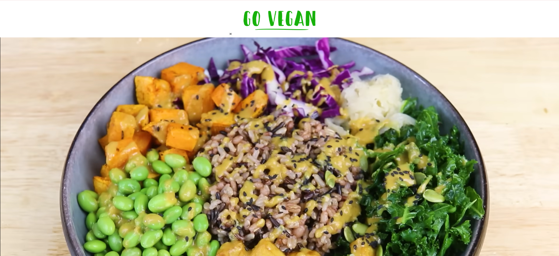 Marketing website for vegan food manufacturer startup