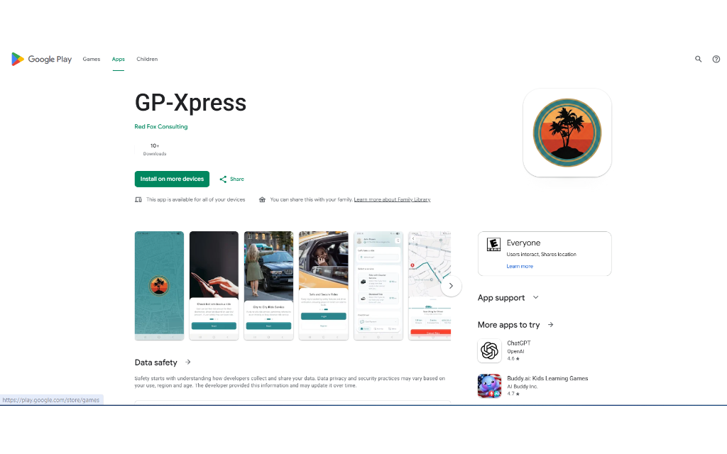 Gadgepro Express Tours Android mobile application on Google Play