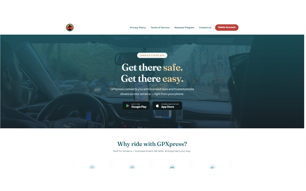 Gadgepro Express Tours homepage and booking portal