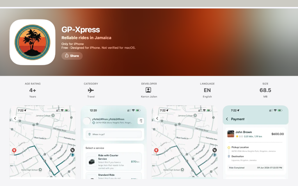 Gadgepro Express Tours iOS mobile application on Apple App Store
